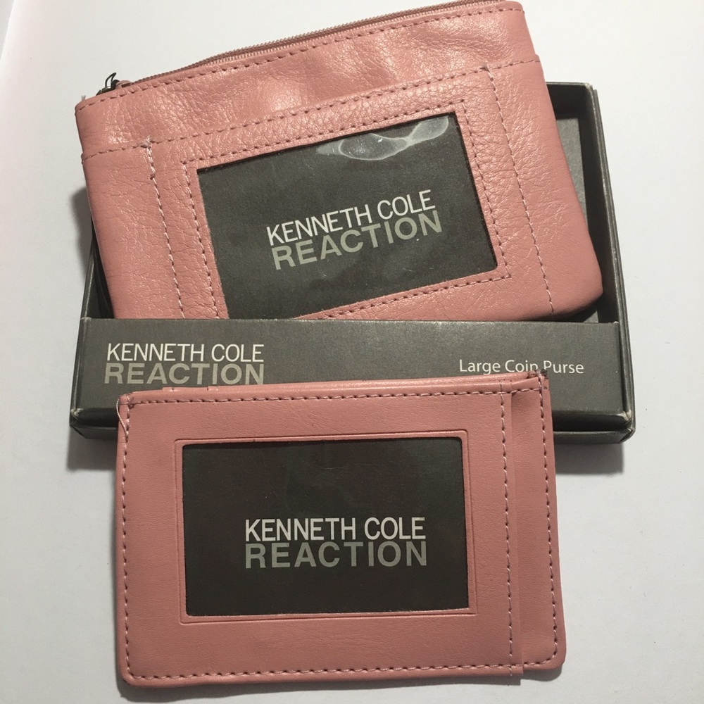 Kenneth Cole Reaction large coin purse in pink 💖